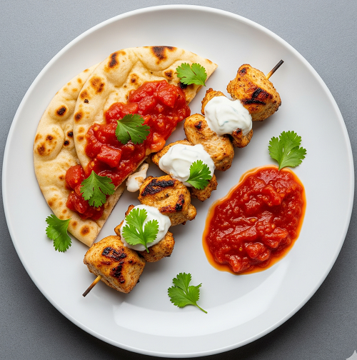 Yoghurt Chicken Kebab 