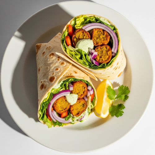 Chicken Pakora Wrap 