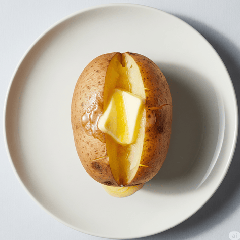 Buttered Baked Potato 