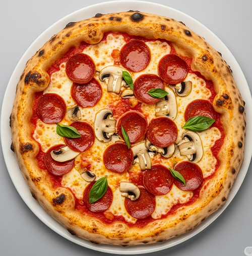 Pepperoni Garden Pizza 